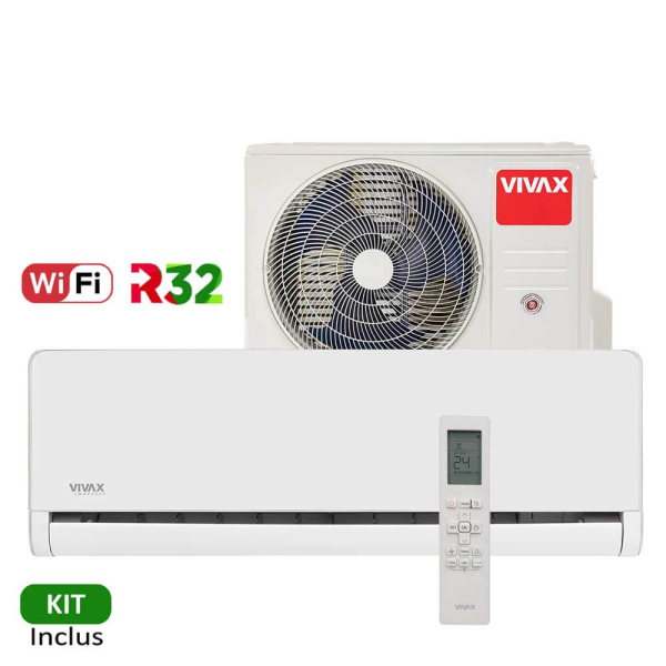 Aer conditionat Vivax H+Design 12000 BTU - WiFi, Kit inclus