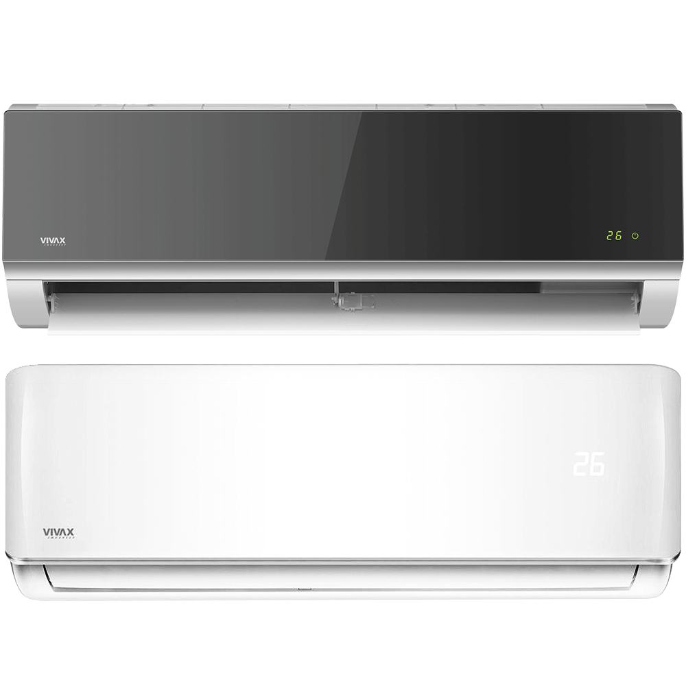 Aer conditionat multisplit Vivax 36000 BTU, 4 unitati R-design, 9+9+9+12 BTU, White/Silver Mirror