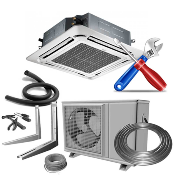 Montaj aer conditionat Caseta 4 directii - 9000 BTU