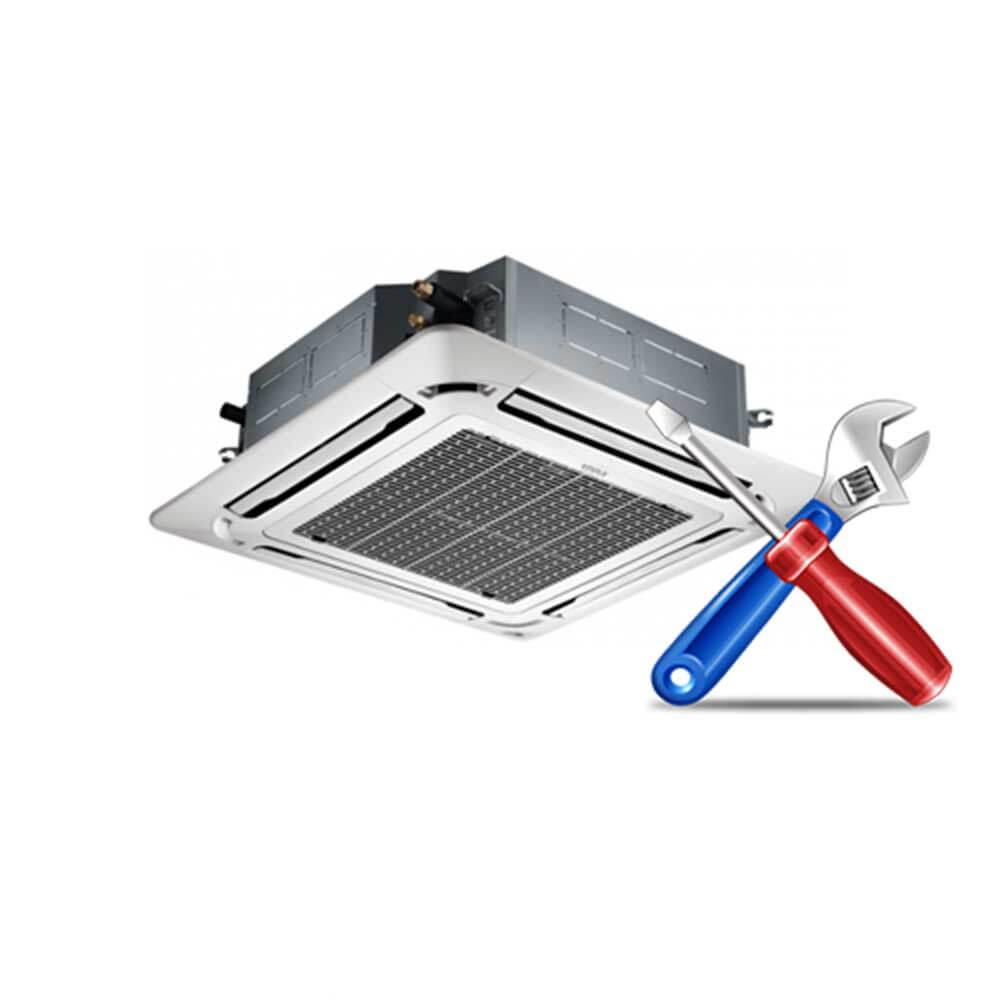 Montaj aer conditionat Caseta 4 directii - 9000 BTU