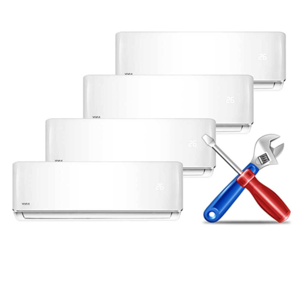 Montaj Aer Conditionat Multisplit - 4 unitati interioare