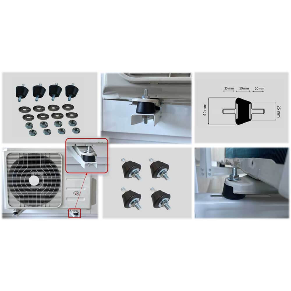 Set tampoane anti vibratii