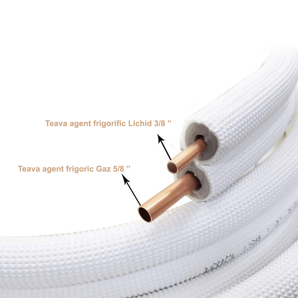 Traseu frigorific aer conditionat 24000 - 3/8 (9.53 mm) 5/8 (15.80 mm)